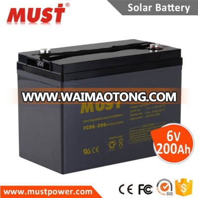 6V 12V MF Deep cycle battery 4ah~260ah