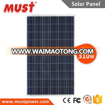 300 Watt PV manufacturer Technology Good Quality MUST Poly Solar Panel