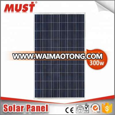 Poly Solar Cells 300W Solar Panel Price 100W, 150W, 200W, 300W Solar Inverter Panel System